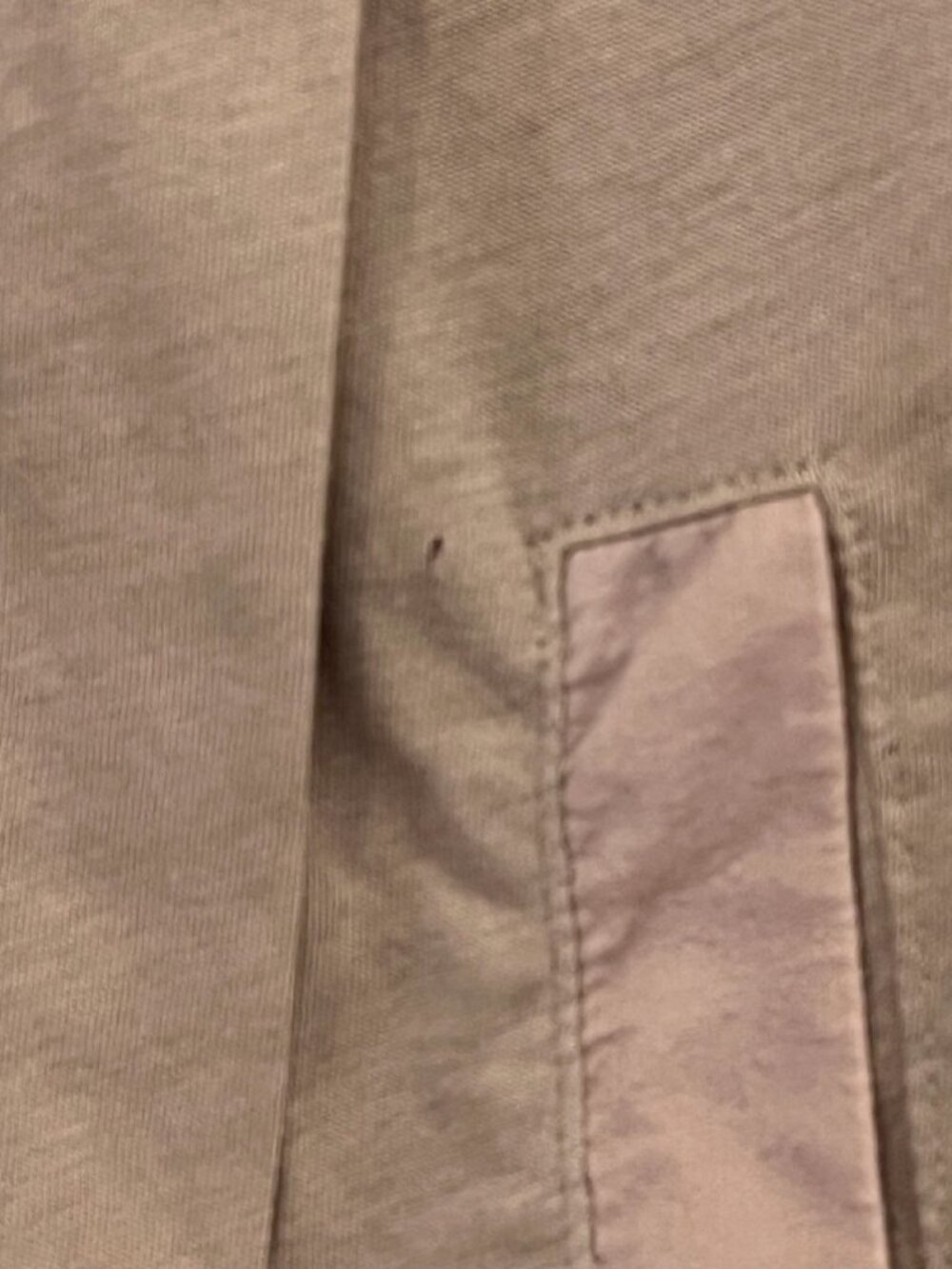 J.Crew Taupe Brown Jersey Moto Jacket Funnel Neck M - Picture 7 of 10